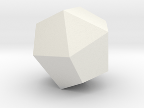 20. Biscribed Propello Tetrahedron - 1in in White Natural Versatile Plastic