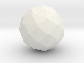 21. Biscribed Propello Tetrakis Hexahedron - 1in in White Natural Versatile Plastic
