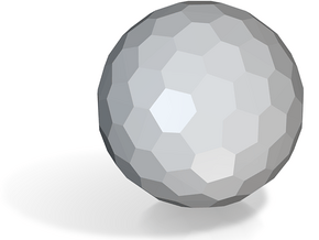 23. Biscribed Propello Truncated Icosahedron - 10m in Tan Fine Detail Plastic
