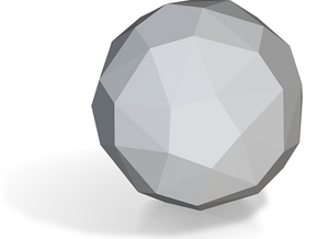 27. Biscribed Snub Dodecahedron (Laevo) - 10mm in Tan Fine Detail Plastic