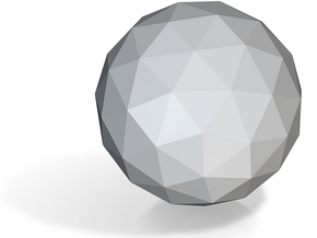 Biscribed Pentakis Snub Dodecahedron (laevo) 1in in Tan Fine Detail Plastic