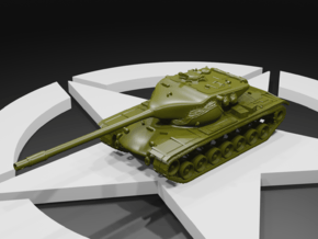 1/144 T57 Heavy Tank in Tan Fine Detail Plastic