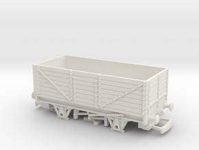 HO/OO scale 7 Plank wagon v2 Bachmann in White Natural Versatile Plastic