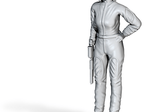 Star Wars - Leia 2 - 1 inch in Tan Fine Detail Plastic