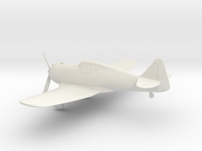 North American P-64 in White Natural Versatile Plastic: 1:64 - S