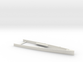 1/700 SMS Hindenburg Bow in White Natural Versatile Plastic