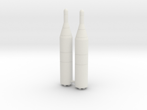UGM-27 Polaris A1 SLBM in White Natural Versatile Plastic: 1:200