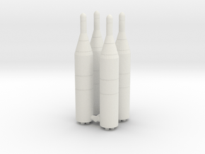 UGM-27 Polaris A1 SLBM in White Natural Versatile Plastic: 1:250