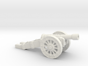 cannon 20mm small medieval in White Natural Versatile Plastic