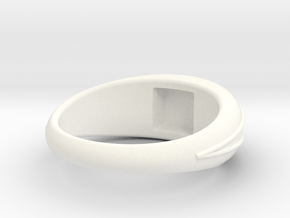 Ring watches - Payment ring in White Premium Versatile Plastic: 12.5 / 67.75
