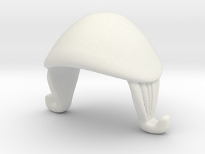 Knee/Elbow Pad Round in White Natural Versatile Plastic
