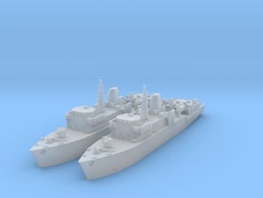 Royal Navy Hunt-class mine countermeasures vessel in Tan Fine Detail Plastic: 1:600