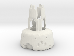 Castle Ruins in White Natural Versatile Plastic