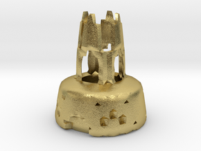 Castle Ruins in Natural Brass