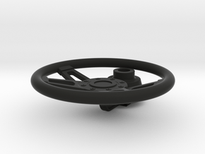 4-Spoke Steering Wheel in Black Natural Versatile Plastic