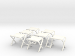 Lost in Space - Campsite Canopy Seats - 1.24 in White Processed Versatile Plastic