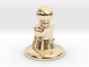 Chess Pawn in 14K Yellow Gold