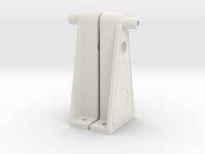 Tamiya Falcon rear shock tower upright in White Natural Versatile Plastic