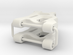 Reproduction of Andys RC10 front arms in White Natural Versatile Plastic