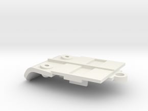 Tyco Turbo Hopper Mini Bumper in White Natural Versatile Plastic