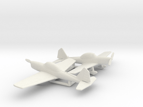 de Havilland Canada DHC-1B Chipmunk in White Natural Versatile Plastic: 1:160 - N