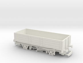 HO/OO "N.E." 4-plank wagon v1 Bachmann in White Natural Versatile Plastic