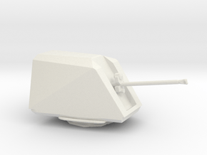 1/144 Scale Mk 3 57mm Turret in White Natural Versatile Plastic