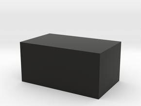 block in Black Natural Versatile Plastic