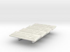 Keyboard_Ver01_1-50_Rev01 in White Natural Versatile Plastic