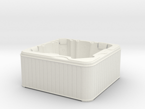 Jacuzzi Hot Tub 1/64 in White Natural Versatile Plastic