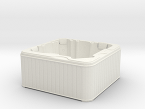 Jacuzzi Hot Tub 1/48 in White Natural Versatile Plastic
