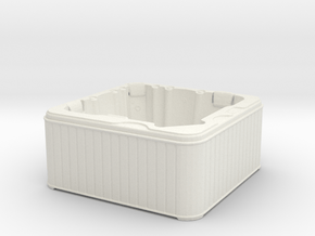 Jacuzzi Hot Tub 1/24 in White Natural Versatile Plastic