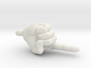 Motu Origins Hands (Pointing Human) in White Natural Versatile Plastic