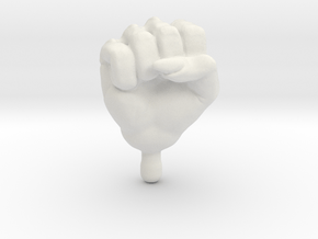 Motu Origins Hands (Fist Evil) in White Natural Versatile Plastic