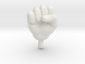 Motu Origins Hands (Fist Human) in White Natural Versatile Plastic