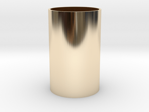 Snow-Tek Pixel Cup/Mug(Silver, Steel, Plastic, Go) in 14K Yellow Gold