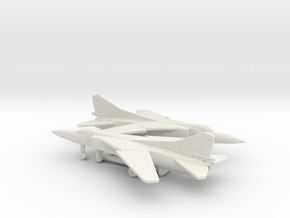 MiG-23M Flogger-B in White Natural Versatile Plastic: 6mm