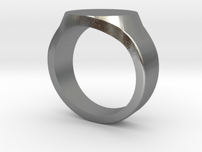 Signet Ring all Sizes in Natural Silver: 10 / 61.5