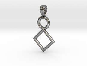 Symbolic 01 [pendant] in Polished Silver