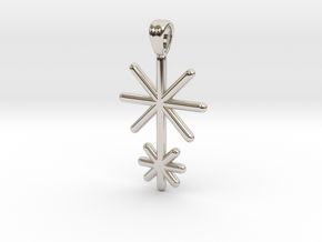 Symbolic 02 [pendant] in Platinum