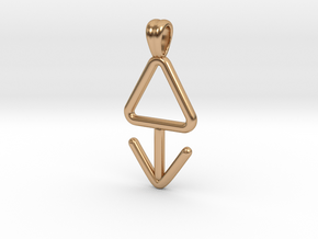 Symbolic 03 [pendant] in Polished Bronze