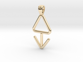 Symbolic 03 [pendant] in 14K Yellow Gold