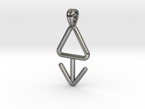 Symbolic 03 [pendant] in Polished Silver