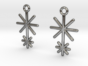 Symbolic 02 [Earrings] in Polished Silver