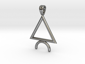 Symbolic 04 [pendant] in Polished Silver