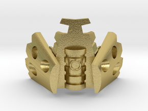 Vahi - Axle Connector - Name On Back in Natural Brass