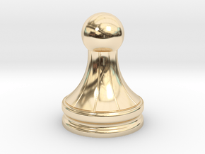 PAWN in 14k Gold Plated Brass