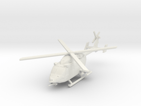 HAL Rudra Attack Helicopter in White Natural Versatile Plastic: 1:72