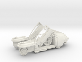 Blade Runner - Car - Doors Open in White Natural Versatile Plastic