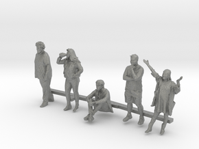 HO Scale People in Gray PA12